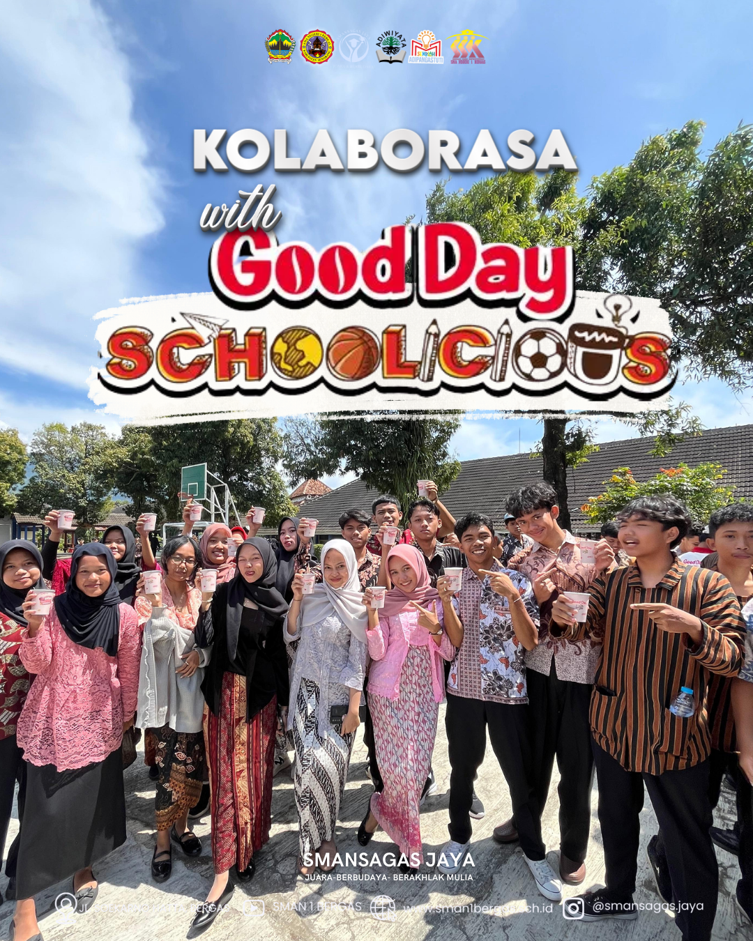 SMANSAGAS JAYA Gelar “Kolaborasa with Good Day Schoolicious”