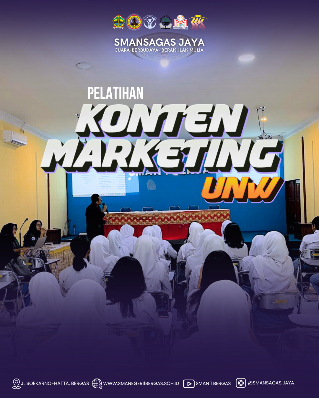 SMAN 1 Bergas Akan Gelar Pelatihan Pemasaran Digital dan Konten Marketing