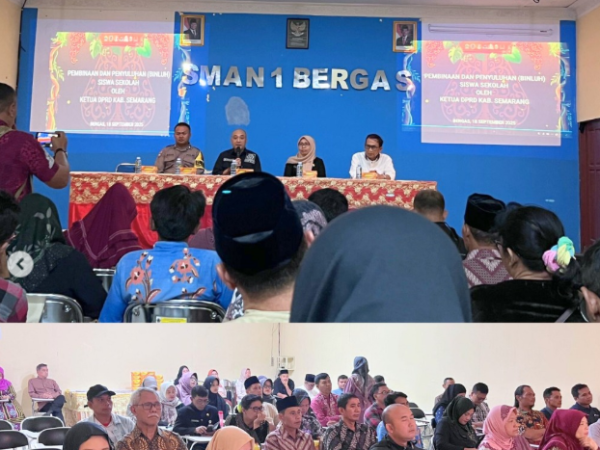 Ketua DPRD Kabupaten Semarang Beri Penyuluhan Kenakalan Remaja di SMAN 1 Bergas