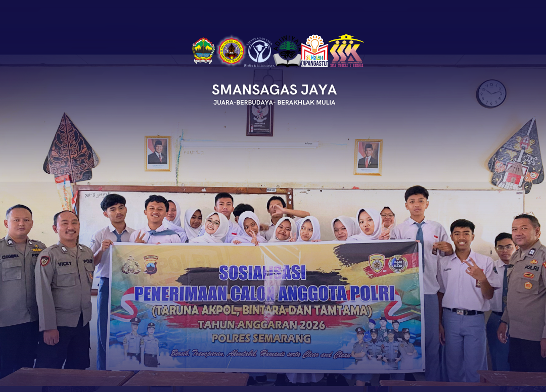 Sosialisasi Penerimaan Calon Anggota POLRI Tahun Anggaran 2026 di SMAN 1 Bergas