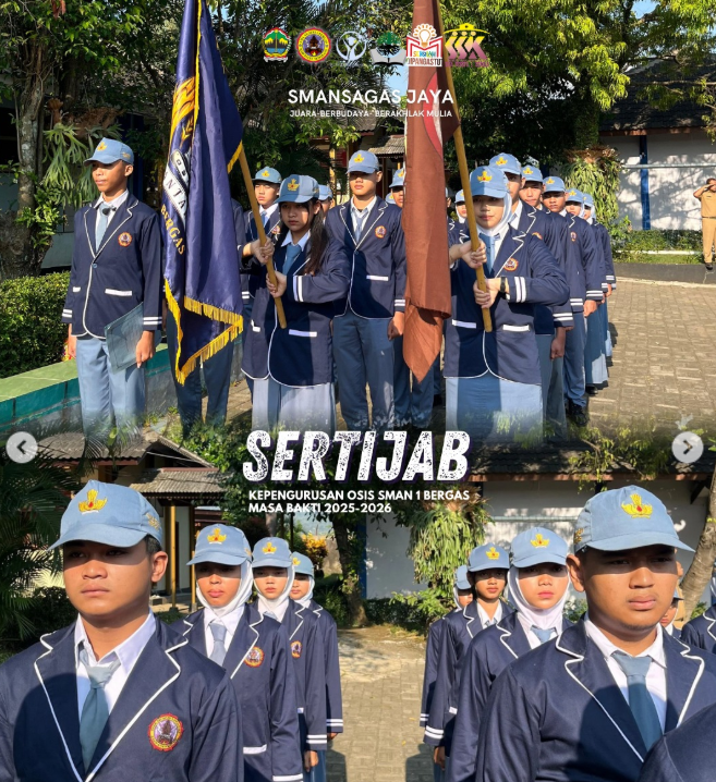 ✨ SERTIJAB KEPENGURUSAN OSIS SMA NEGERI 1 BERGAS MASA BAKTI 2025/2026 ✨