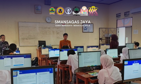 Sebagian Siswa SMAN 1 Bergas Ikuti Simulasi Tes Kompetensi Akademik (TKA)