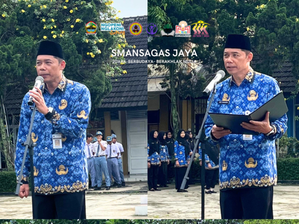 SMA NEGERI 1 BERGAS SAMBUT BAPAK ARIS KUSMANTO, M.Pd.