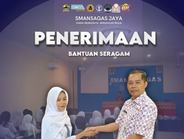 SMAN 1 Bergas Terima Bantuan Seragam OSIS dari Dinas Pendidikan dan Kebudayaan Provinsi Jawa Tengah