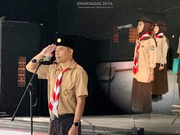 Pembukaan Musyawarah Ambalan dan Penyematan Bintang Tahunan Pramuka SMAN 1 Bergas