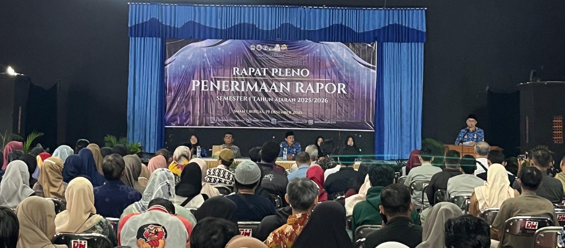 Rapat Pleno dan Penerimaan Rapor Semester 1 Tahun Pelajaran 2025/2026