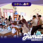 Jumat Bersih Wujudkan Program Sekolah Sehat di SMA Negeri 1 Bergas
