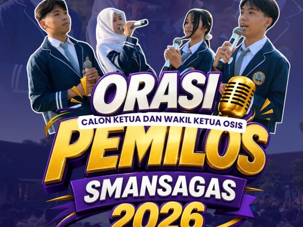 SMA Negeri 1 Bergas Gelar Orasi Calon Ketua dan Wakil Ketua OSIS dalam Pemilos 2026