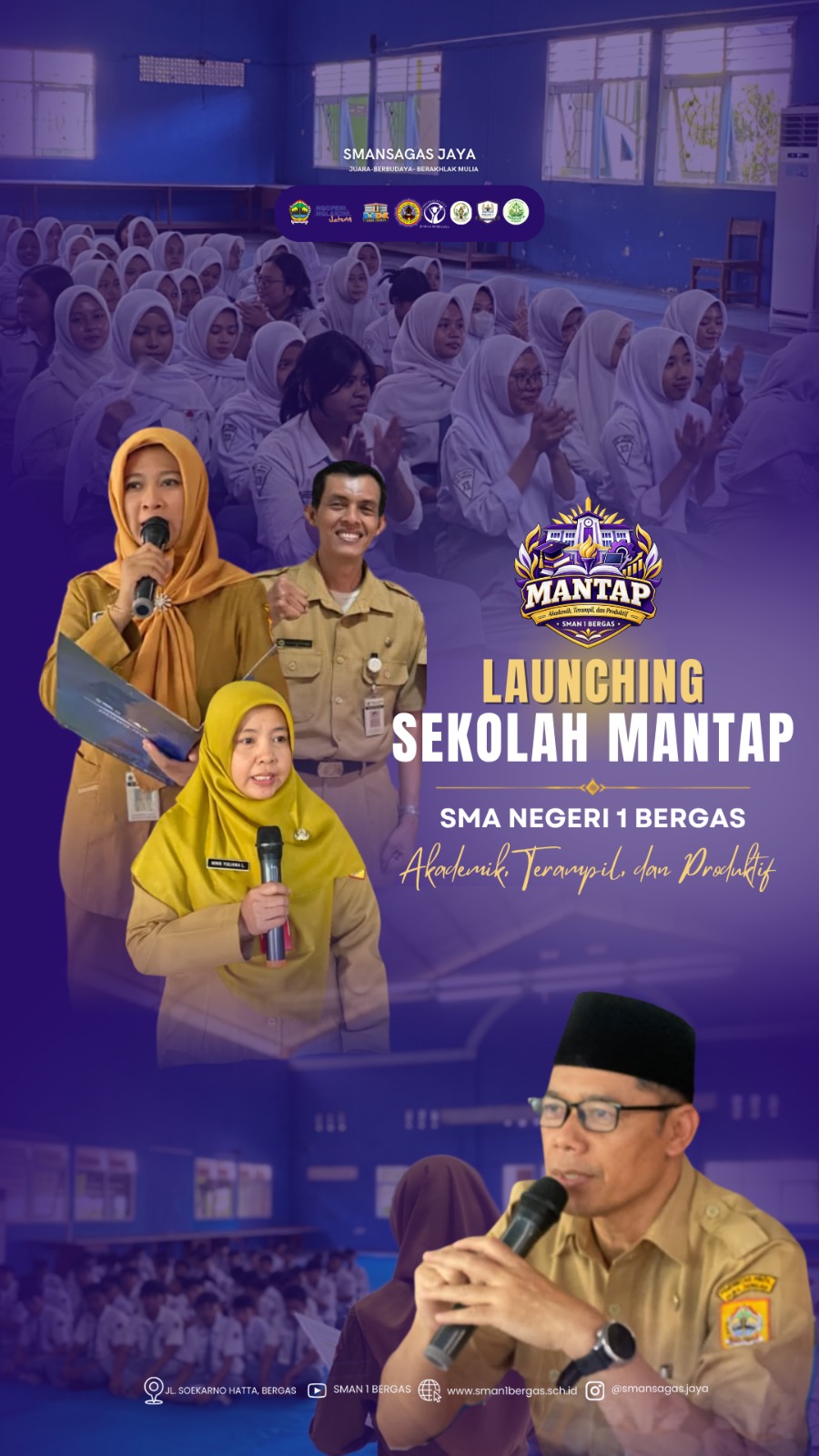 SMA Negeri 1 Bergas Resmi Luncurkan Program “Sekolah Mantap” untuk Bekali Siswa Masuki Dunia Kerja
